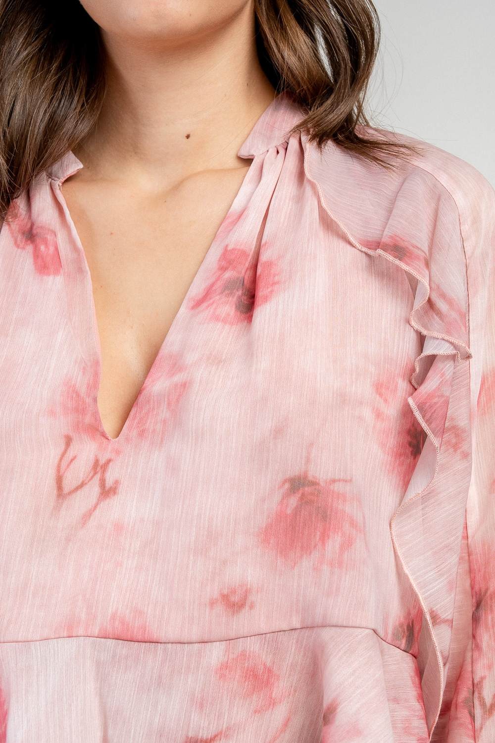Lily pink ruffled