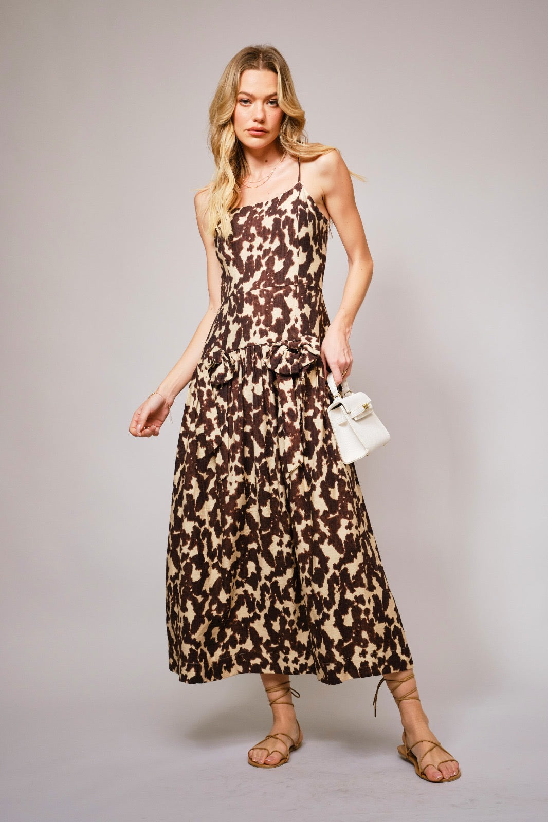 Animal print dress
