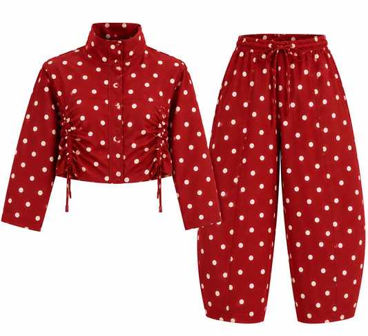 Polka Dot Two-Piece Set