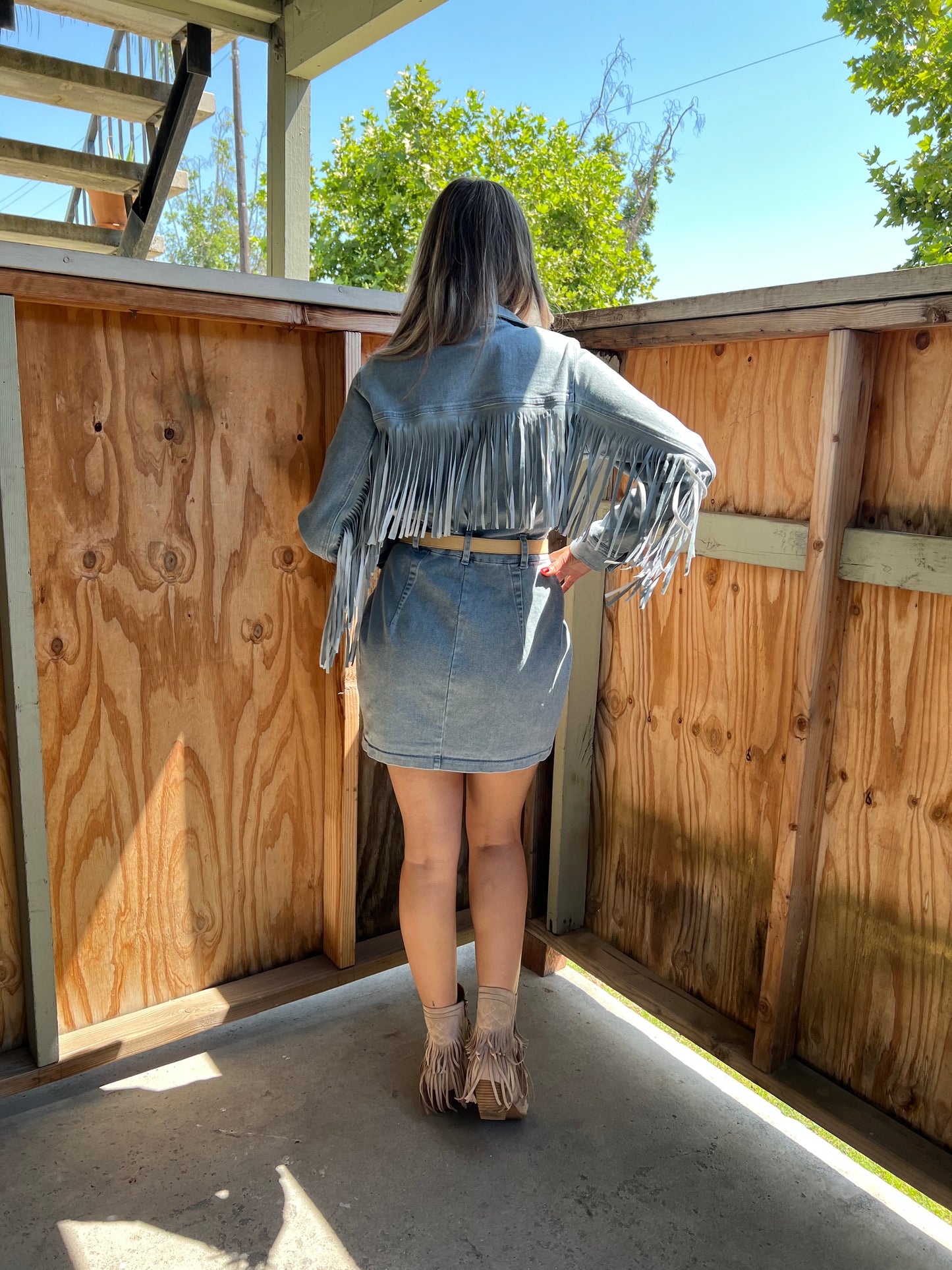 Alisson fringes dress