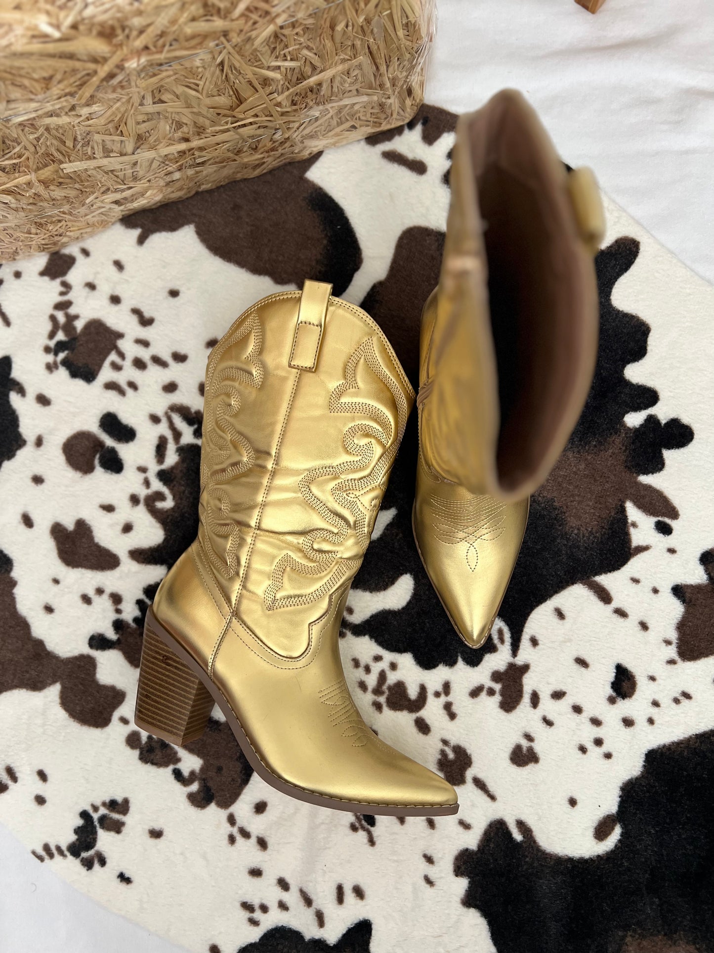 Arian gold boots