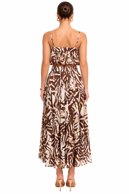 Savanna Printed Two-Piece Set