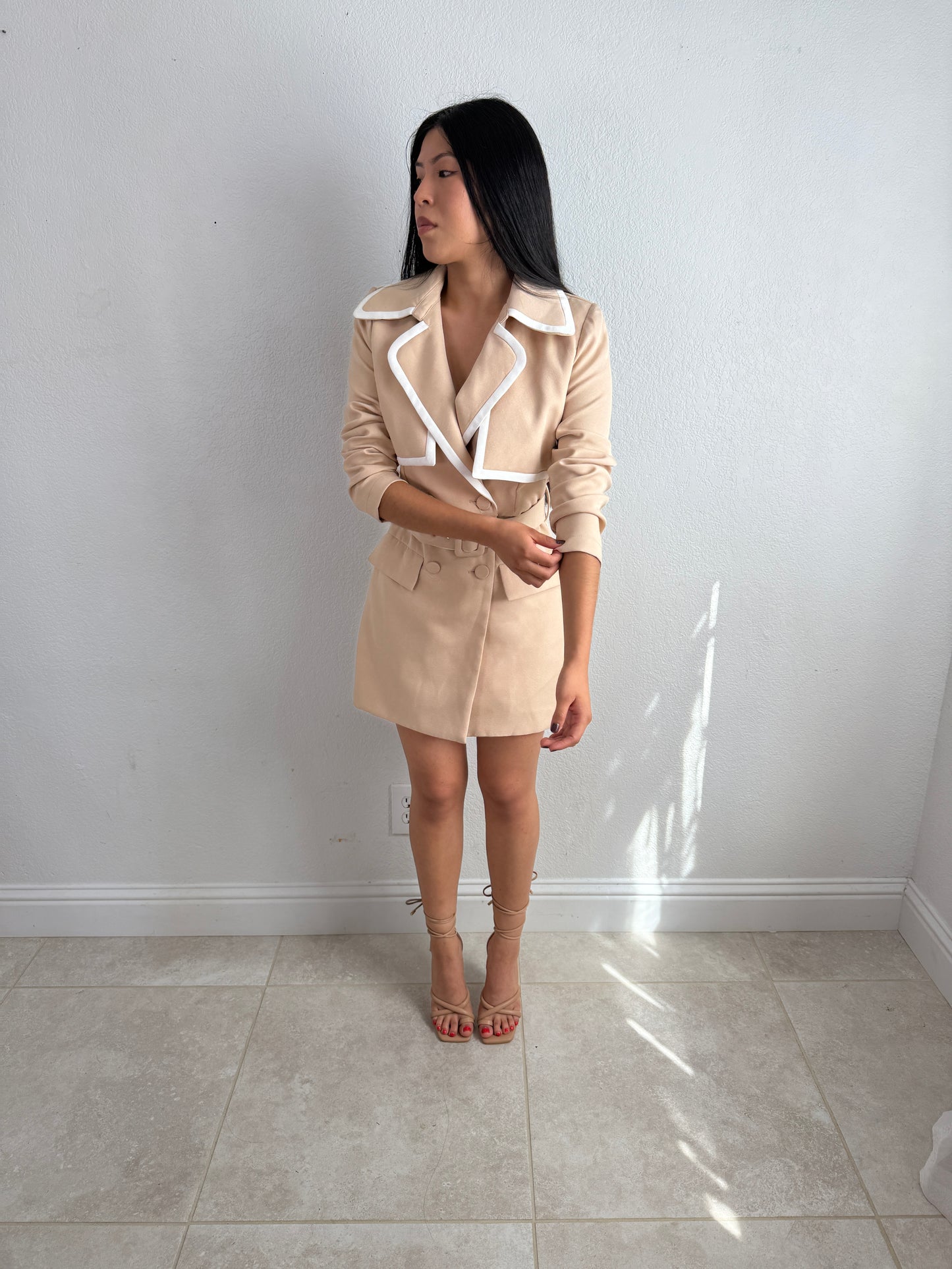 La jefa blazer romper