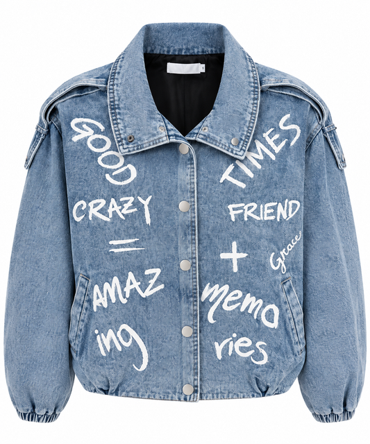 Good Times Oversized Denim Jacket