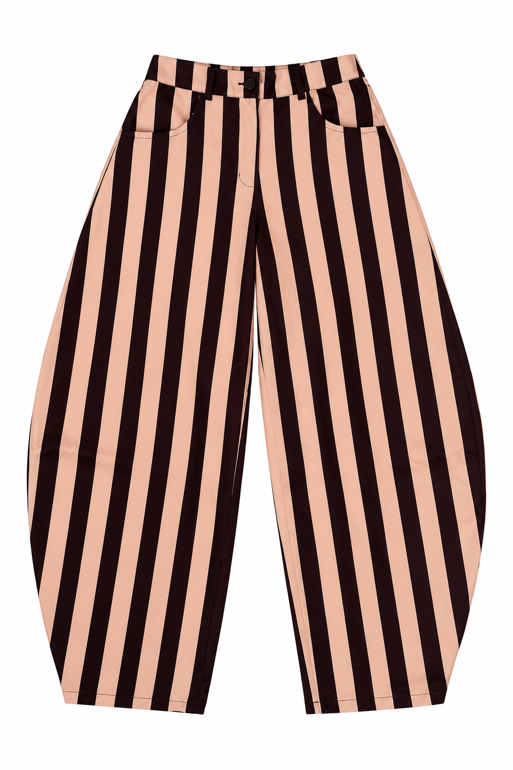 Striped Barrel Pants