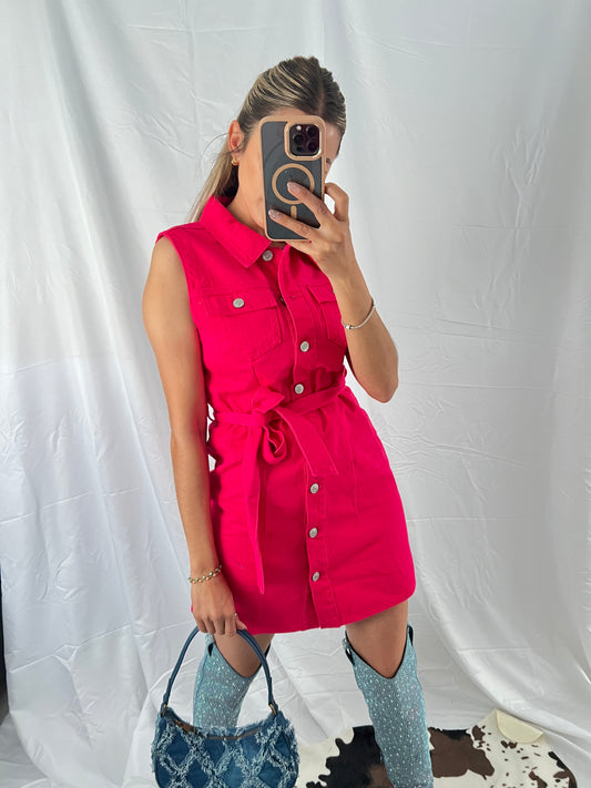 Clarissa denim dress