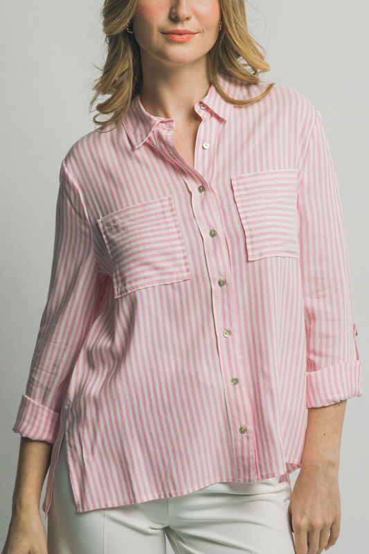 Miranda striped button up