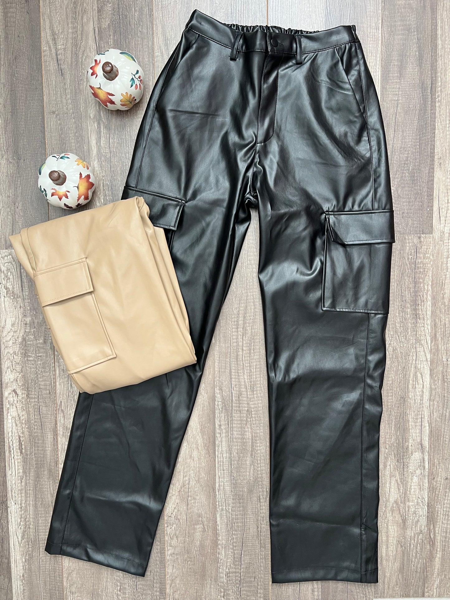 Antonia faux cargo pants