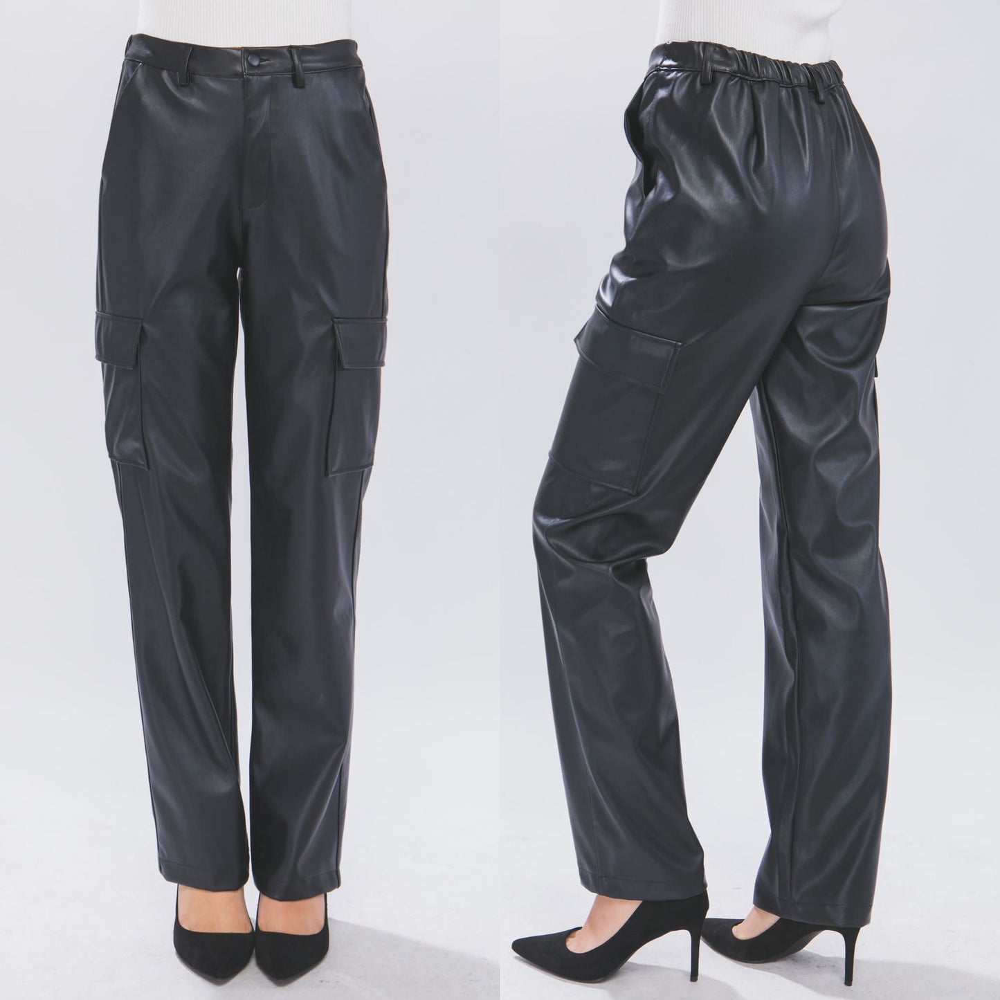 Antonia faux cargo pants
