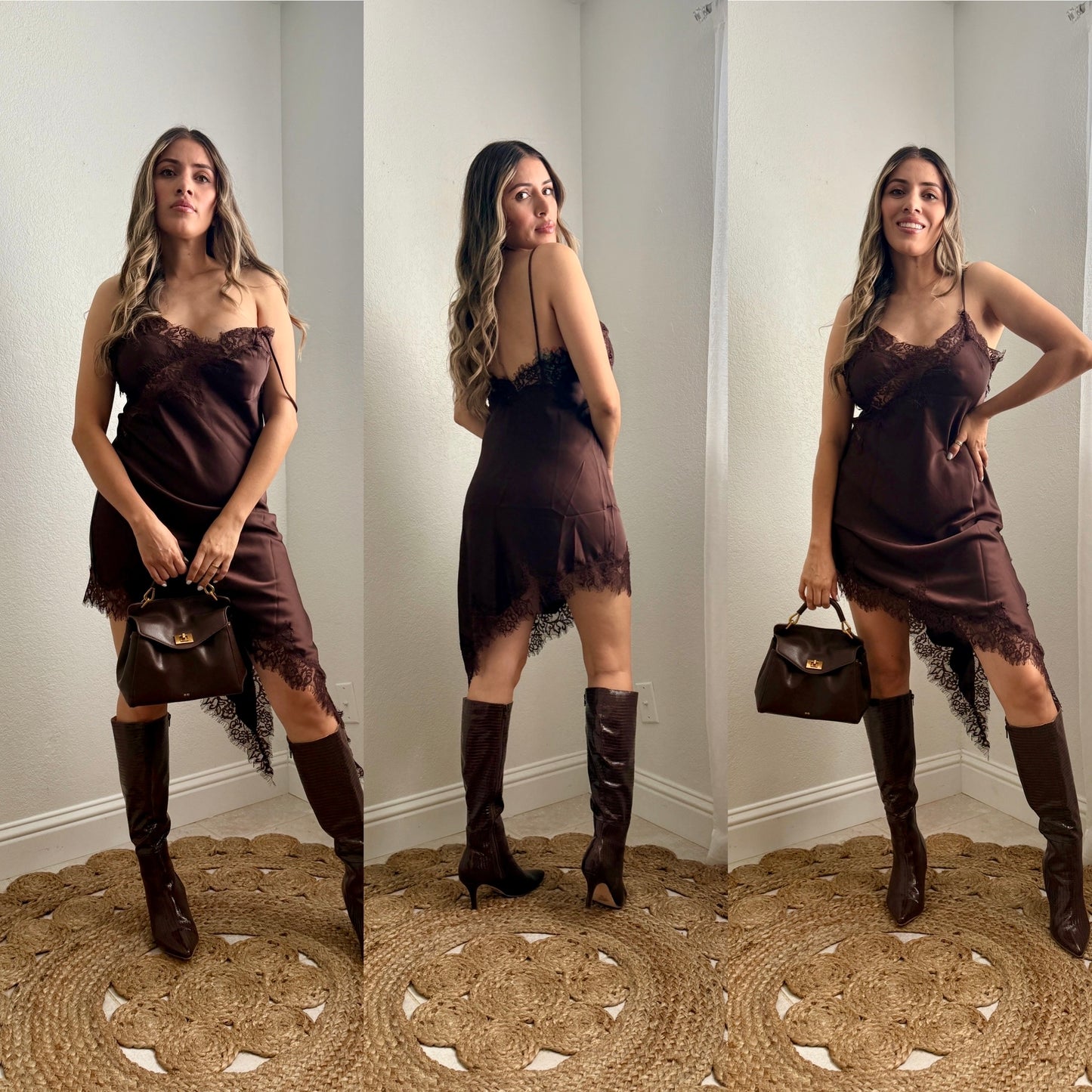 Edith satin blusón
