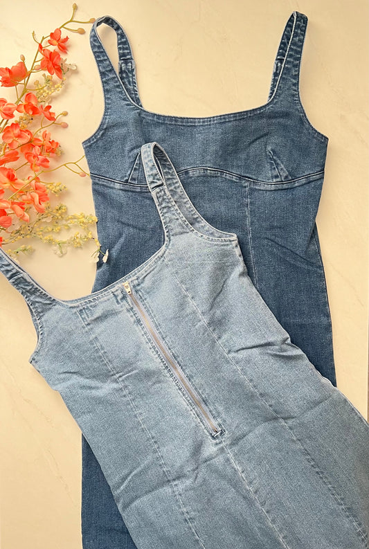 Verónica denim dress