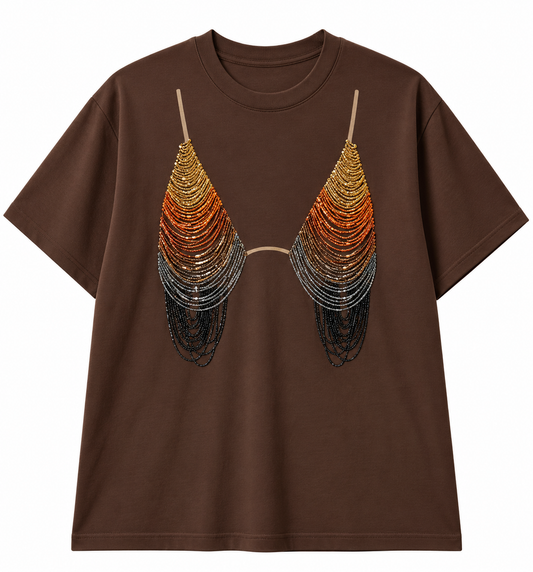 Goddess Beaded Tee