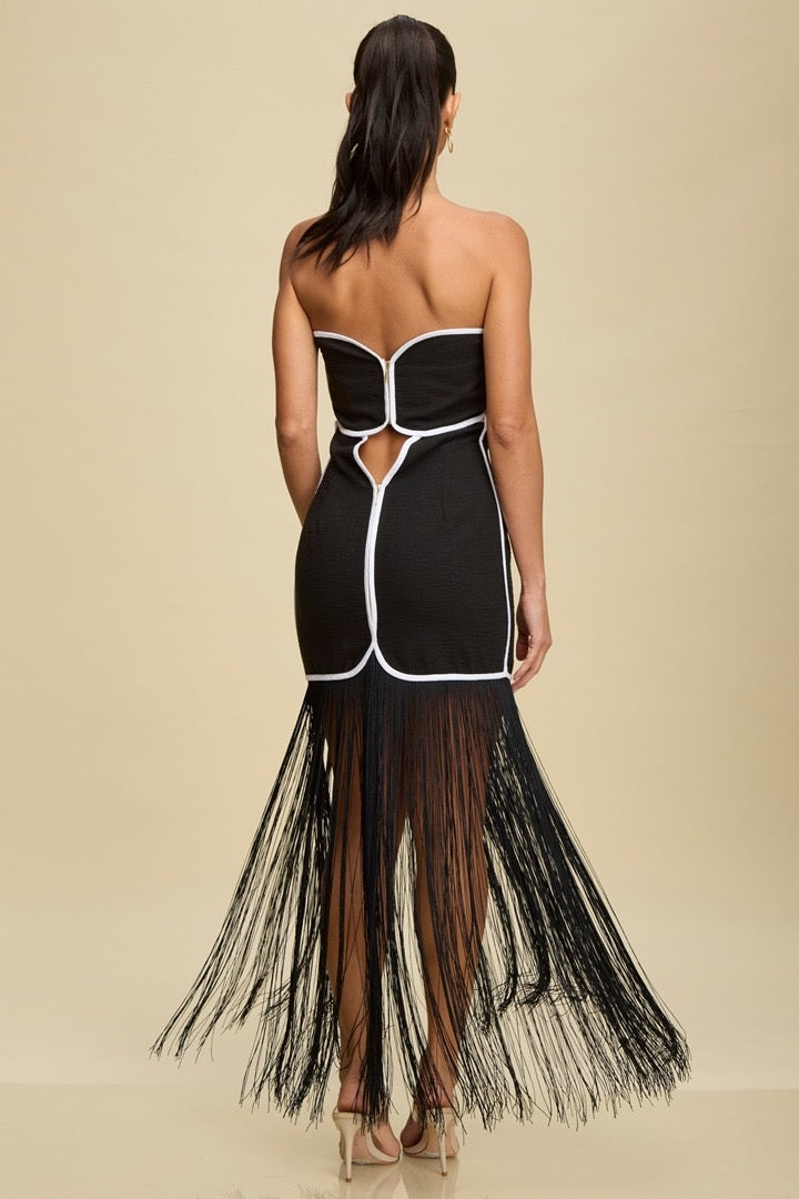 Crystal luxury dress