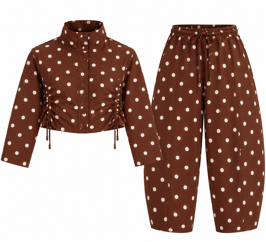 Polka Dot Two-Piece Set