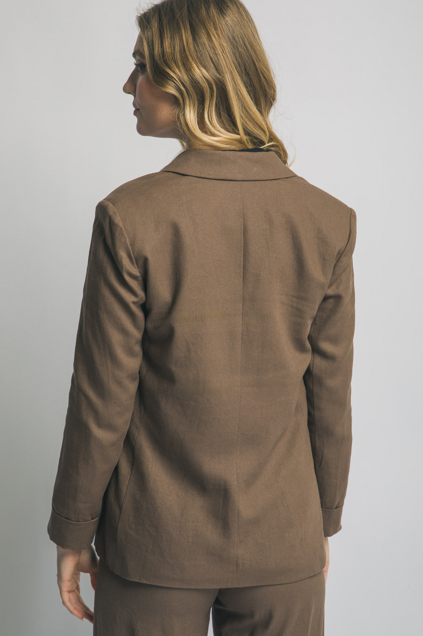 Yolanda linen Blazer