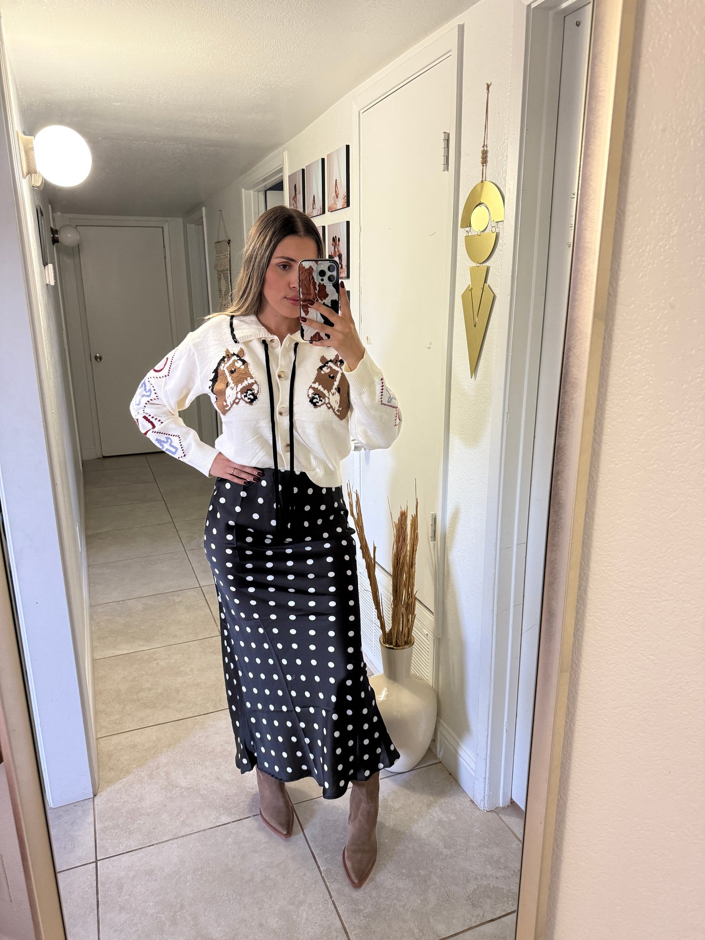 Rudy Polka Dots Maxi skirt