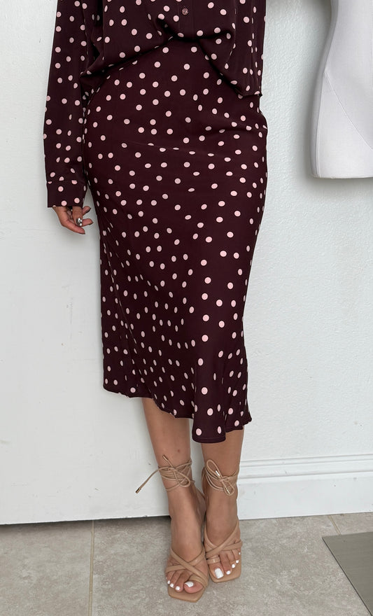Polka dots skirt