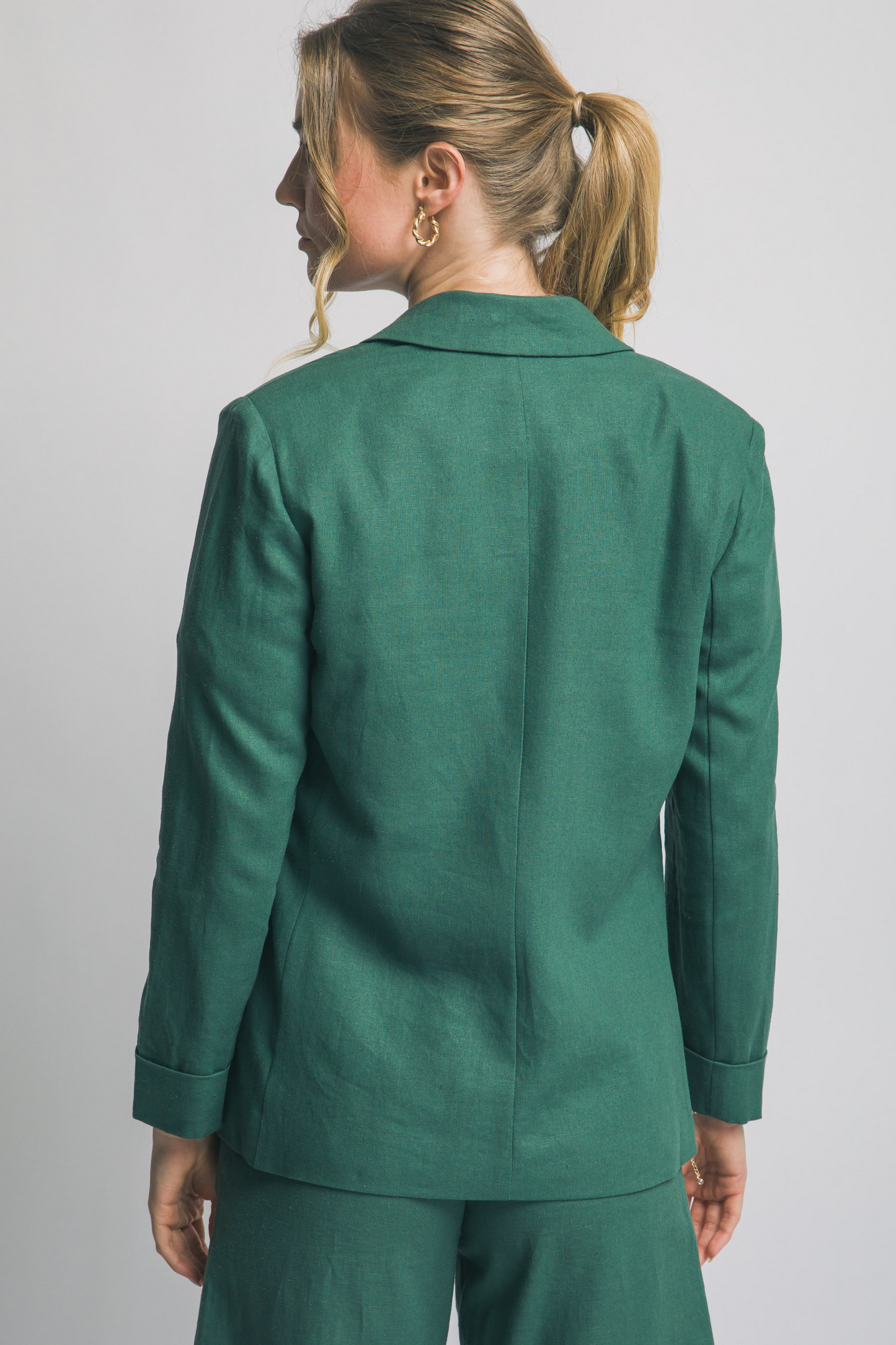 Yolanda linen Blazer