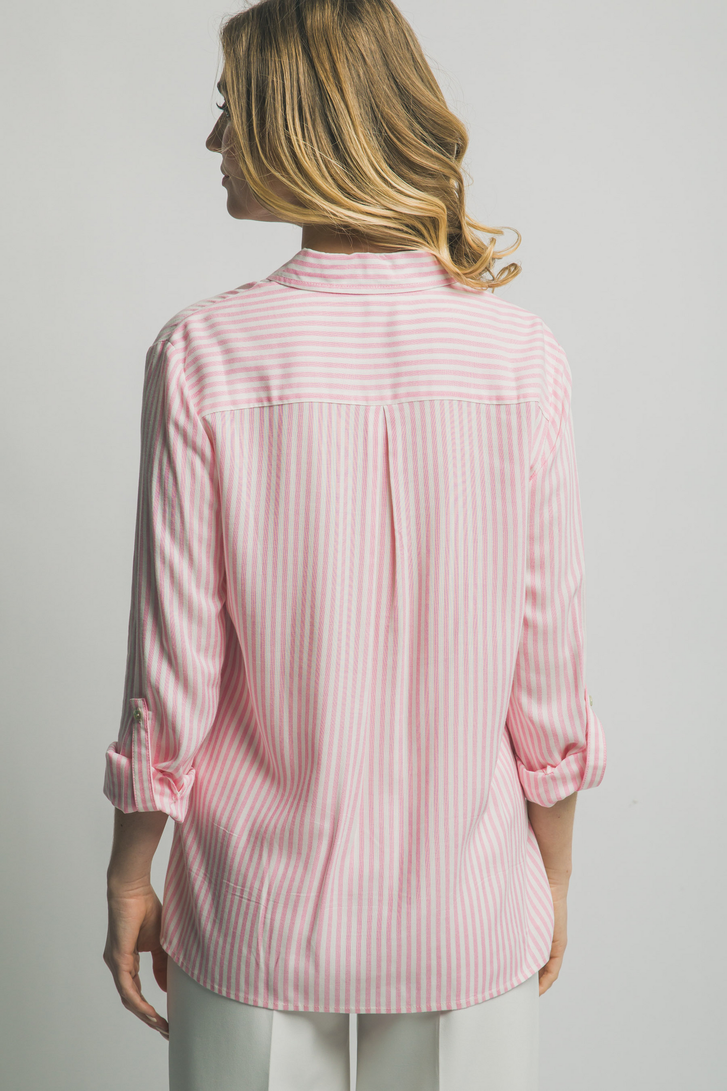 Miranda striped button up