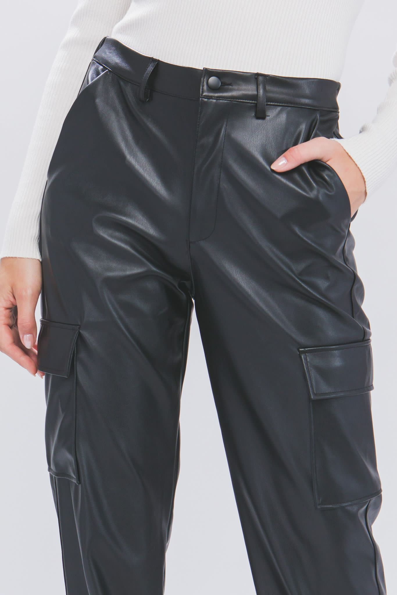 Antonia faux cargo pants