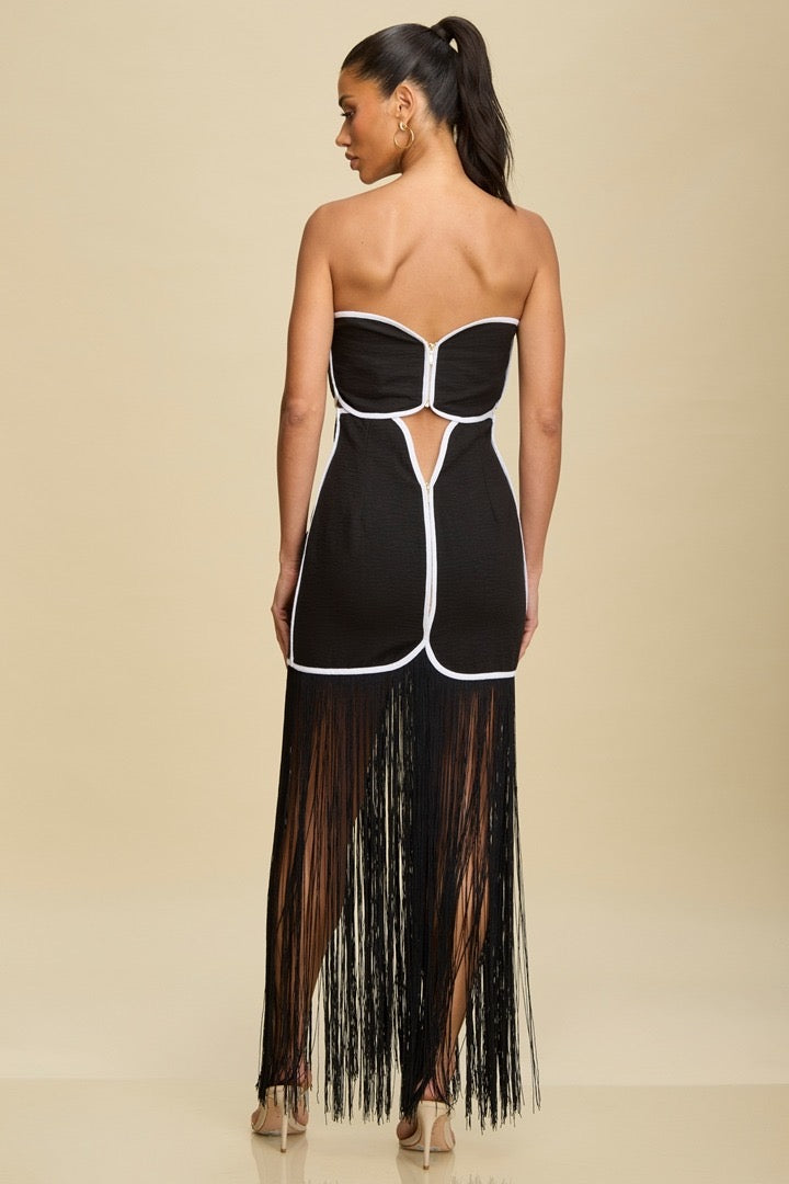 Crystal luxury dress