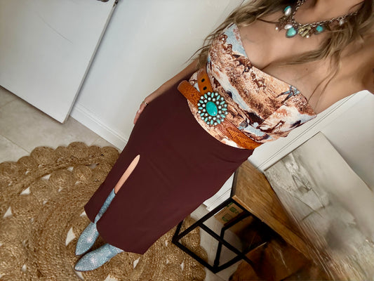 Cafecito skirt