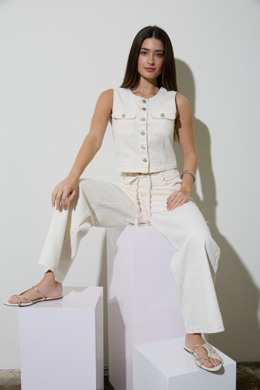 Analia denim set