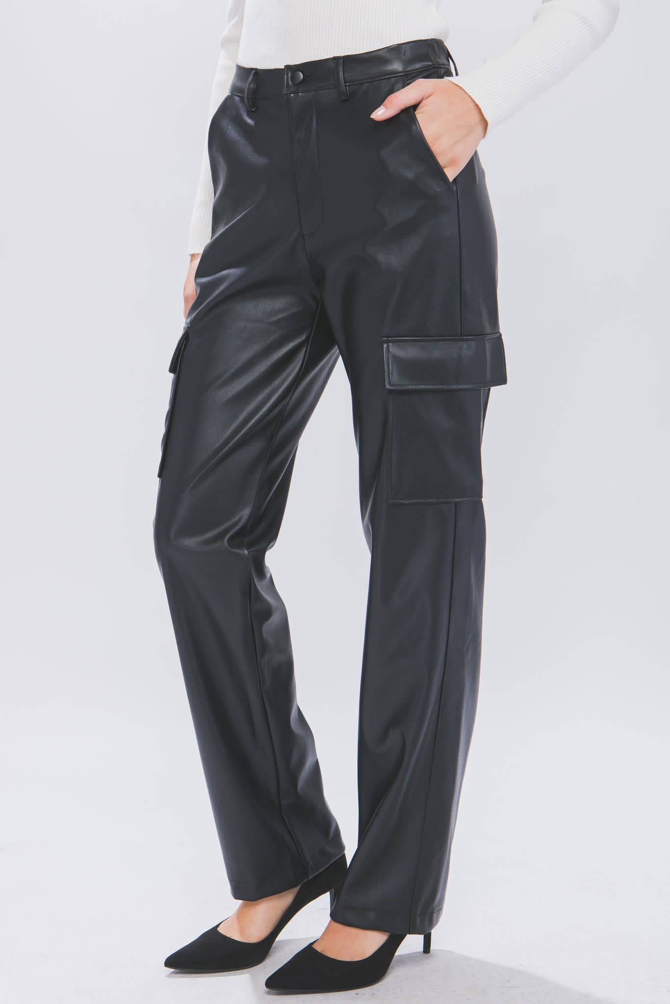 Antonia faux cargo pants