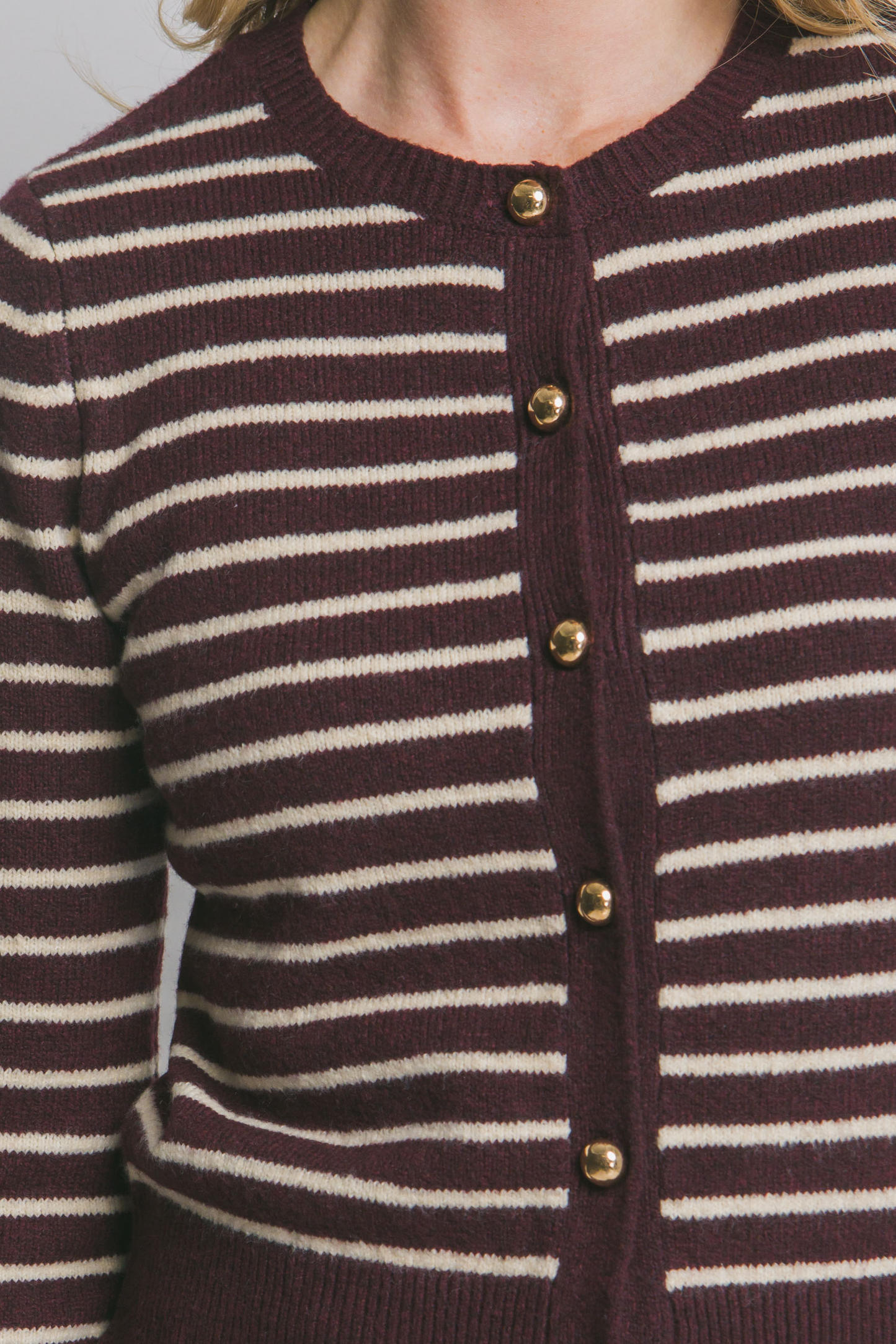 Anita Striped cardigan