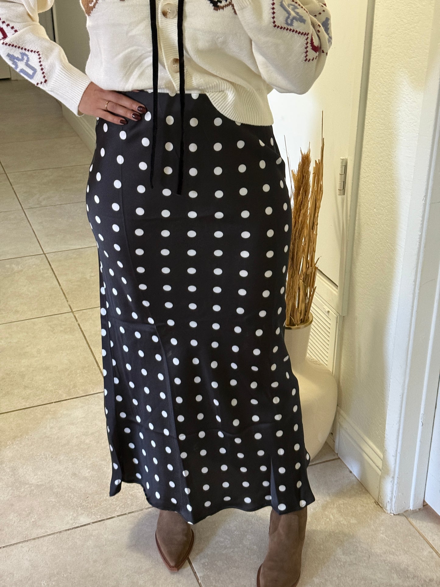 Rudy Polka Dots Maxi skirt