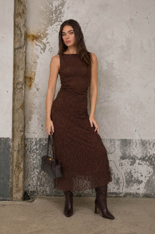 Radiant midi dress