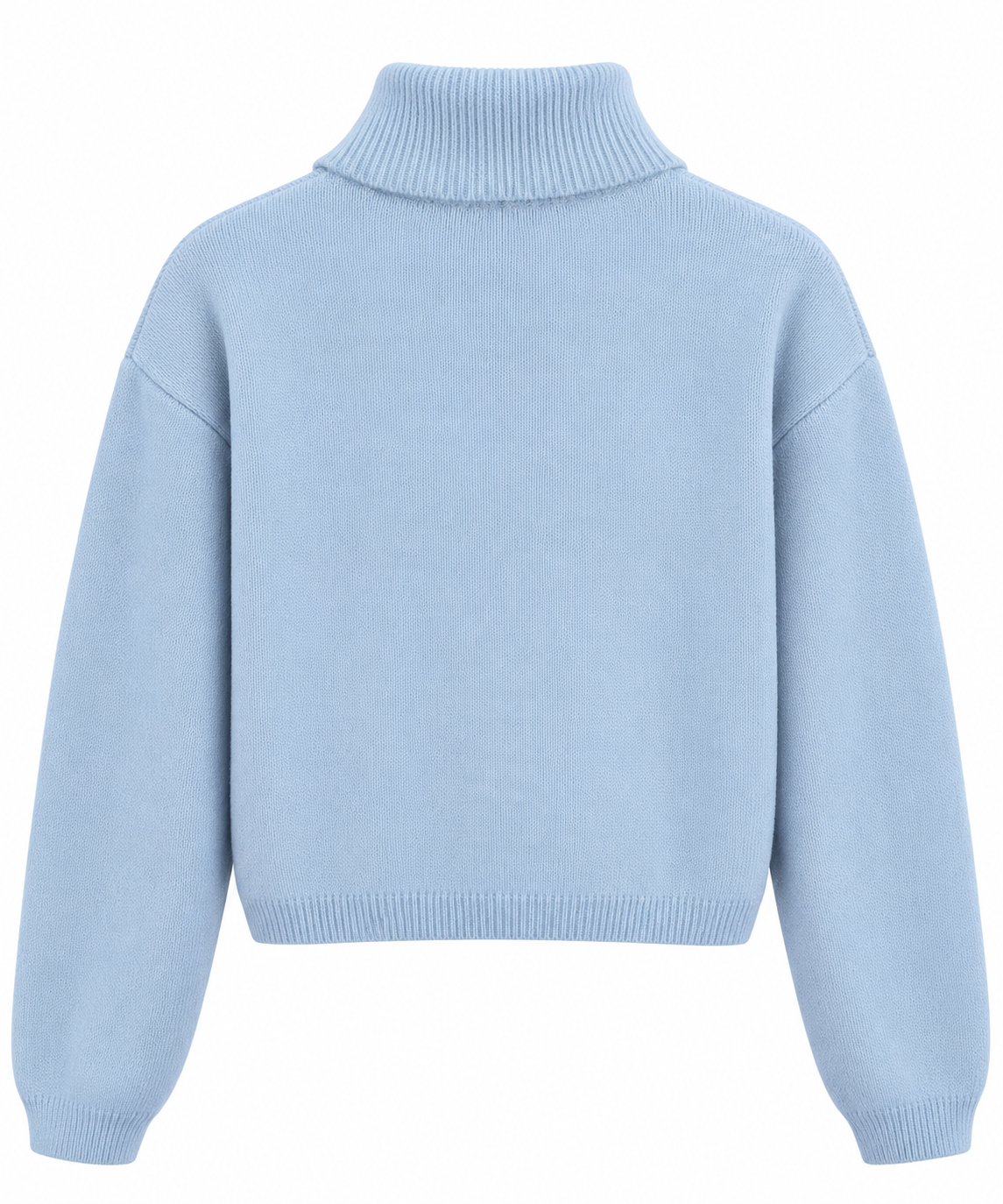 Floral Zip-Up Knit Sweater