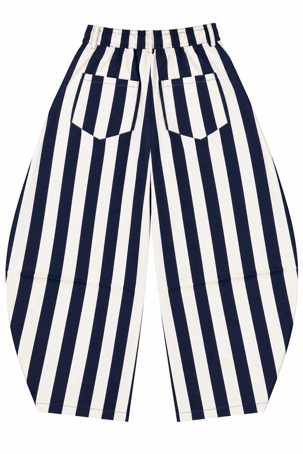 Striped Barrel Pants