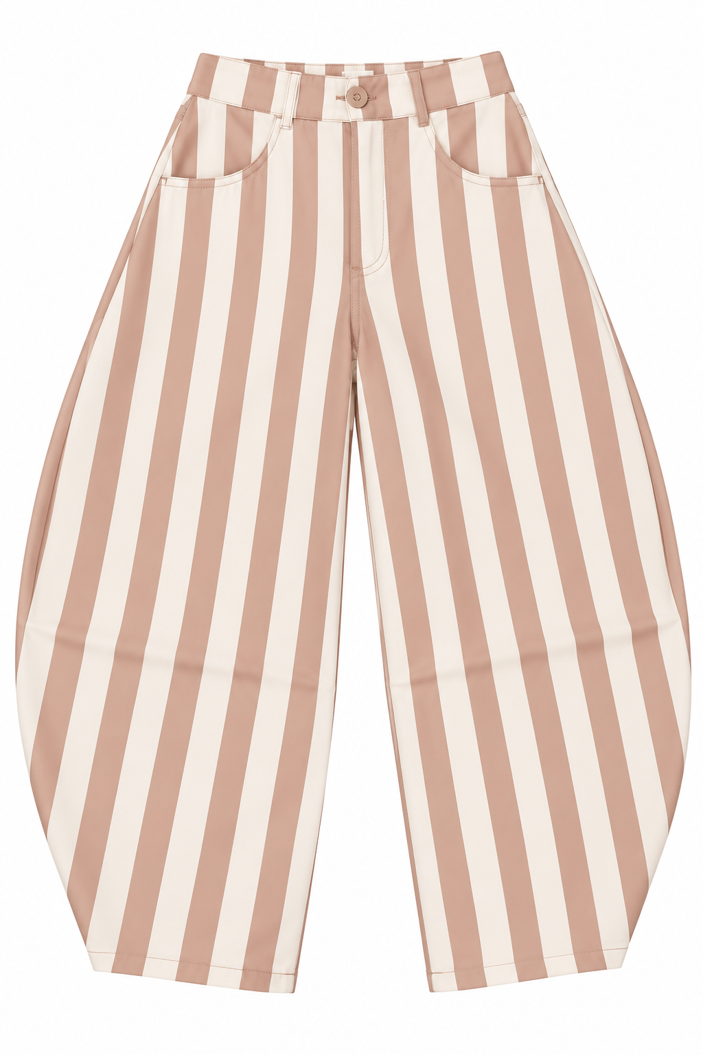 Striped Barrel Pants