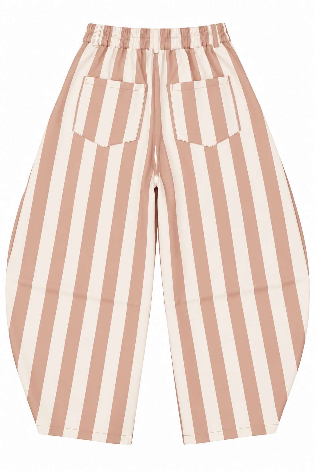 Striped Barrel Pants